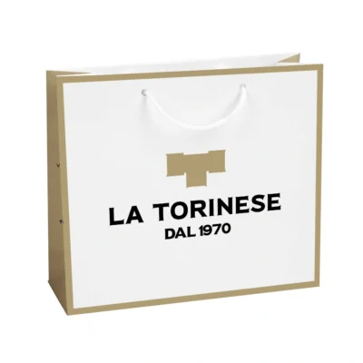 shoppers in carta lusso per negozi di abbigliamento