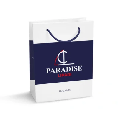 shoppers in carta lusso per negozi di abbigliamento