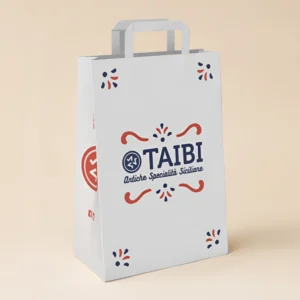 sacchetti in carta personalizzati a 2 colori
