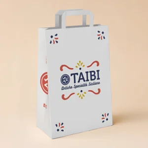 sacchetti in carta personalizzati a 3 colori